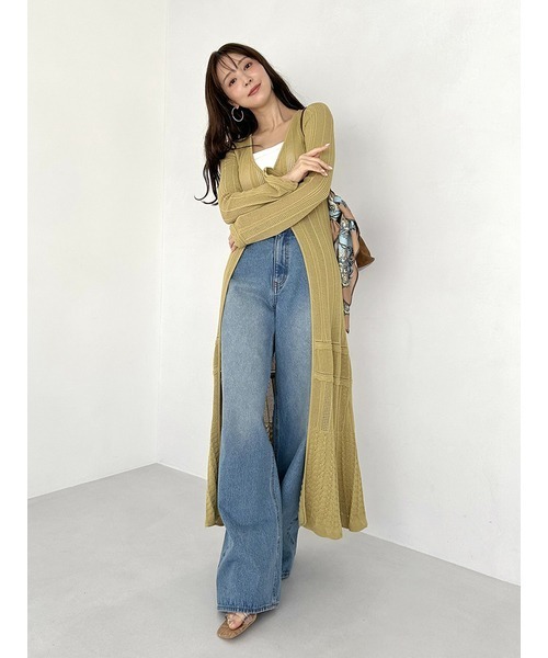 SNIDEL ジーンズ デニム デニムパンツ ワイドデニムパンツ