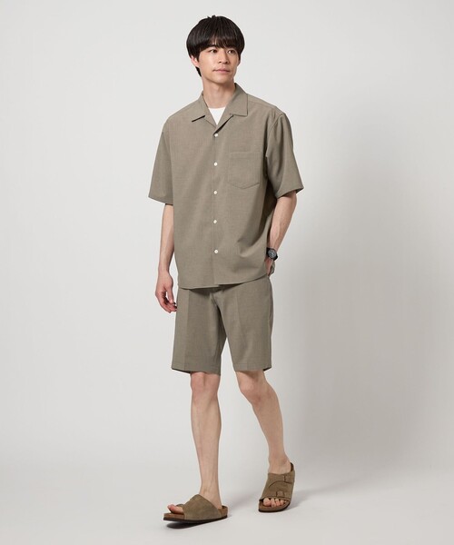 SNOOPY 緑色ポロシャツ・ショートパンツセット ROXY ロキシー RPT232610T レディース ボトムス ショートパンツ
