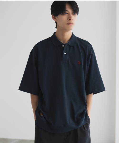 ワイスリー U NEW CLASSIC POLO ポロシャツ 五分袖 L 黒 Y-3 - ワイスリー U NEW CLASSIC POLO ポロシャツ 五分袖 L 黒の通販