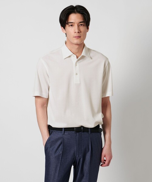 UNITED ARROWS ポロシャツ カノコ ワンピースカラー COMFORT