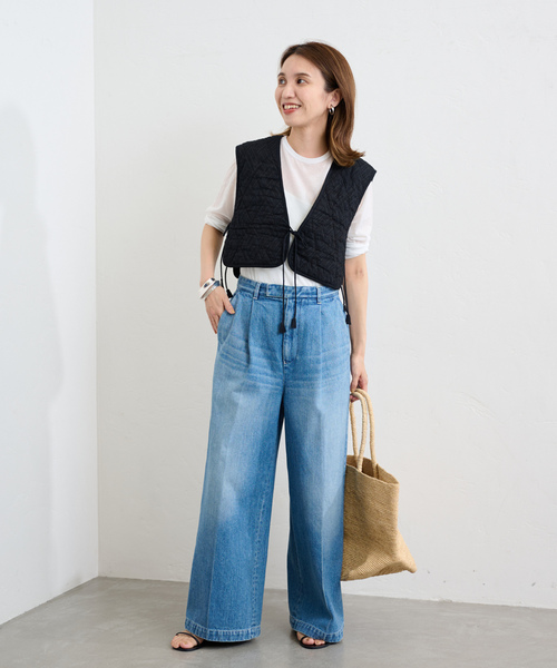 FRAMeWORK（フレームワーク） ベスト FREE ブラック レディース