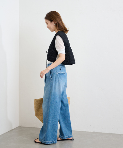 FRAMeWORK ブラック　ベスト FRAMeWORK（フレームワーク） ベスト - ブラック レディース