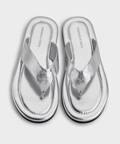 CHARLES ＆ KEITH サンダル Trinah トリーナ トングサンダル