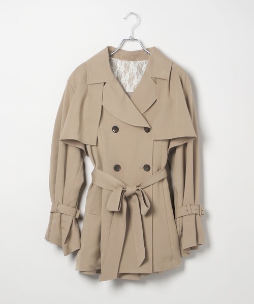 HER. ベージュ トレンチコート Heather（ヘザー） トレンチコート FREE ベージュ レディース