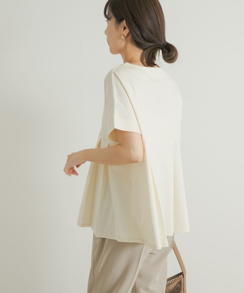 「URBAN RESEARCH DOORS」 半袖カットソー MEDIUM オフホワイト レディース