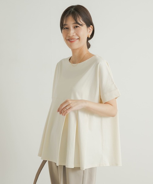 「URBAN RESEARCH DOORS」 半袖カットソー MEDIUM オフホワイト レディース