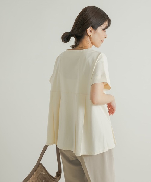「URBAN RESEARCH DOORS」 半袖カットソー MEDIUM オフホワイト レディース