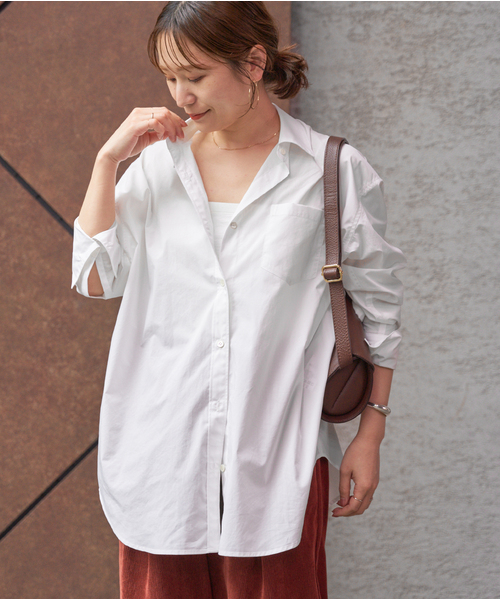 ブラウス シャツ コンパクトコットン べーシックシャツ レディース JOURNAL STANDARD ブラウス シャツ コンパクトコットン べ