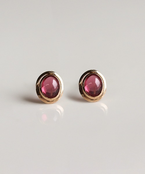cui-cui（キュイキュイ） ピアス カラーストーン カボション ピアス 
