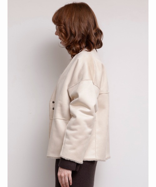 【TONAL】トーナル ノーカラージャケット セットアップ 3点セット オフ白M TONAL】トーナル ノーカラージャケット セットアップ 3点セット オフ白M