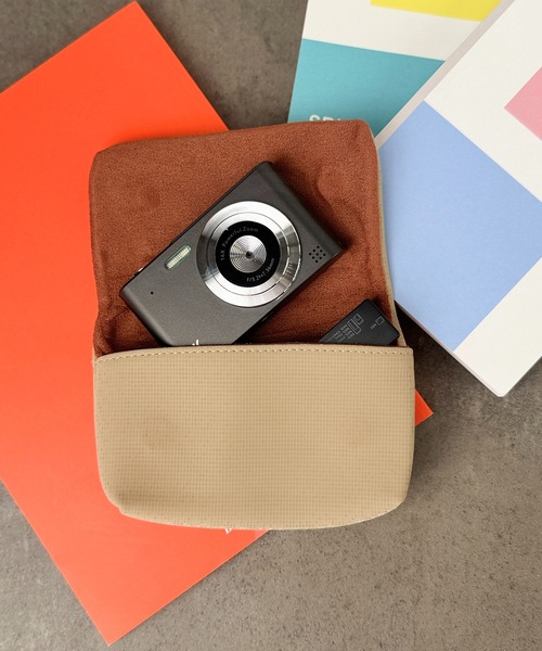 CORAL-MX ブラウンカメラとケース 新品)FUJIFILM (フジフイルム) instax mini Evo専用カメラケース