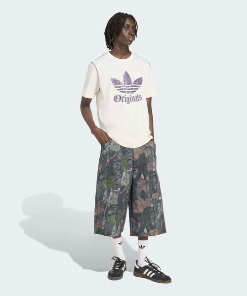 【adidas】アディダス Satin Camo サテンカモ ショーツ 迷彩 adidas パンツ カモ チノ ショーツ / ハーフパンツ アディダス
