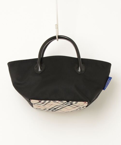 BURBERRY BLUE LABEL チェック柄ハンドバッグ BURBERRY BLUE LABEL 「BURBERRY LABEL」 チェック柄