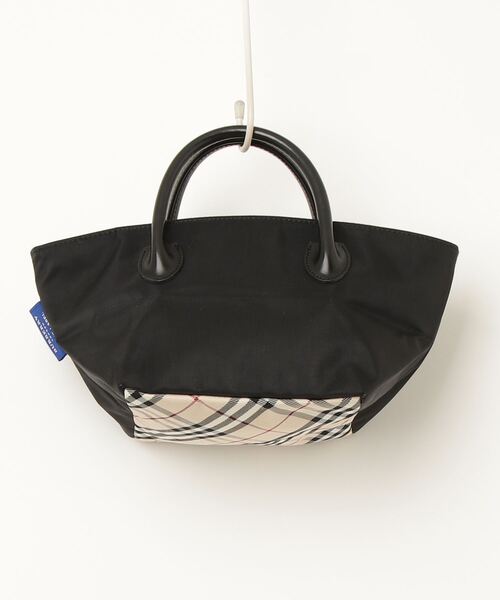 Burberry Blue Label ブラックハンドバッグ BURBERRY BLUE LABEL ハンドバッグ ノバチェック ブラック
