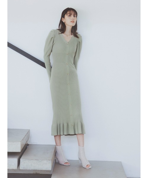 SNIDEL（スナイデル） ニットワンピース ONE SIZE ブラック レディース