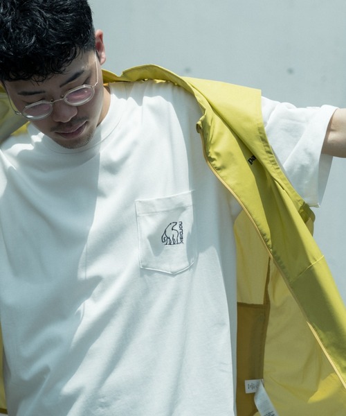 tシャツ 「NORDISK/ノルディスク」 別注 ワンポイント刺繍 ポケットTシャツ レディース メンズ NORDISK tシャツ 「NORDISK/ノルディスク」 別注 ワンポイント