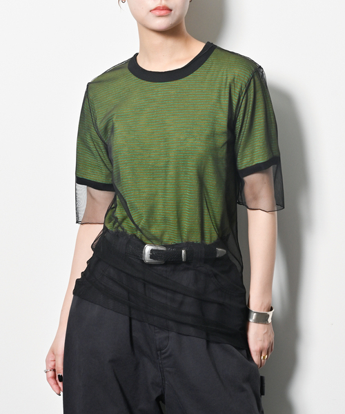 tシャツ MESH Tシャツ レディース