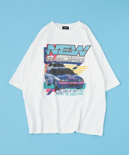 「PBLIM」 半袖Tシャツ MEDIUM ブルー レディース