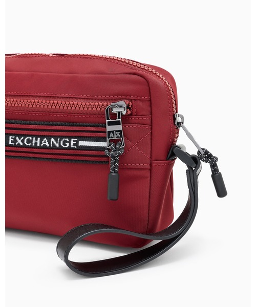 ARMANI EXCHANGE ポーチ 「A|X アルマーニ エクスチェンジ」ロゴ