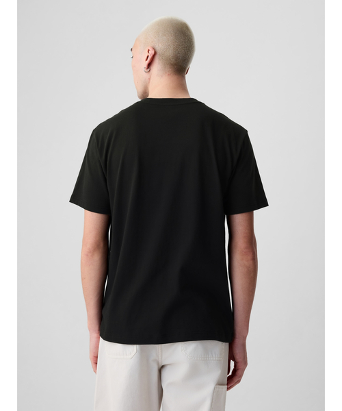 「GAP」 半袖Tシャツ S ブラウン メンズ