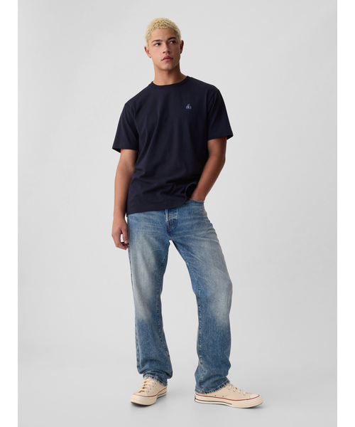 「GAP」 半袖Tシャツ S ブラウン メンズ