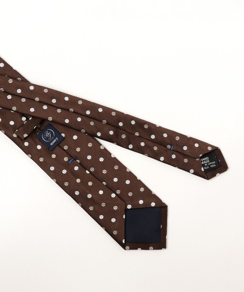 BEAMS F（ビームスF） ネクタイ シルク ミックスドット柄 ジャカード