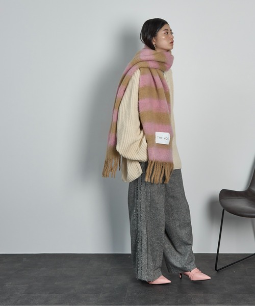 「THE YOn」 パンプス 38 グレイッシュベージュ レディース