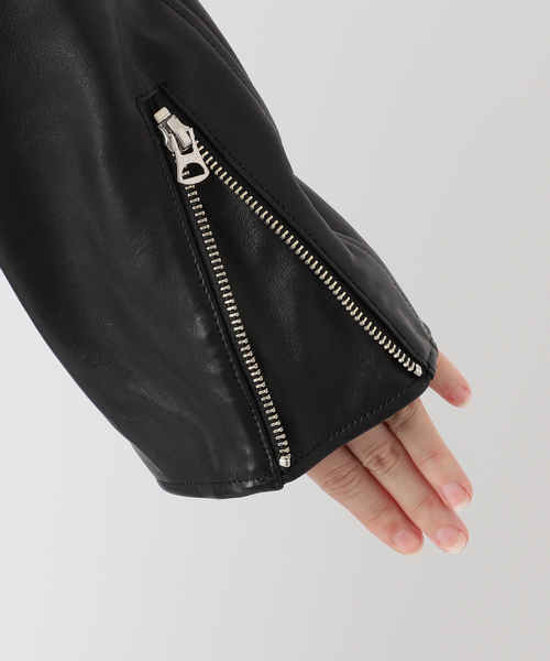 Spick&Span ライダースジャケット Spick＆Span レザージャケット ライダース TICCA / ティッカ