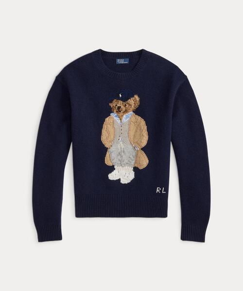 美品 palace Ralph Lauren Skate ベア ニット XL org.jpg