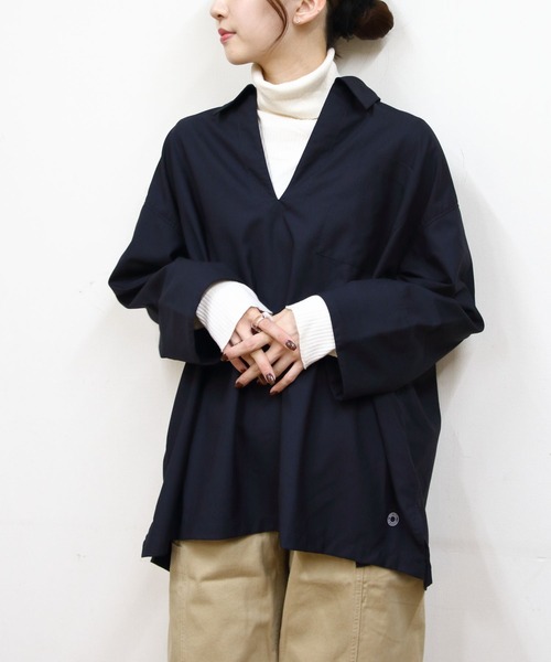 ORCIVAL（オーシバル） ブラウス シャツ ロングシャツ LONG SHIRT OR