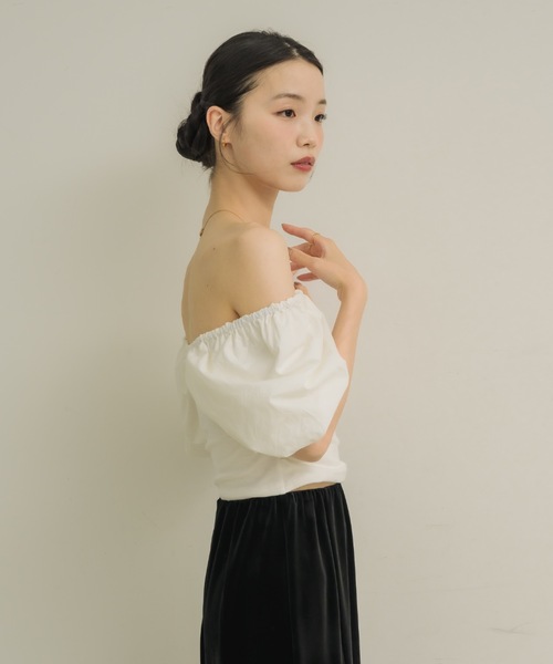 NEUNA tシャツ 2wayパフスリーブトップス レディース