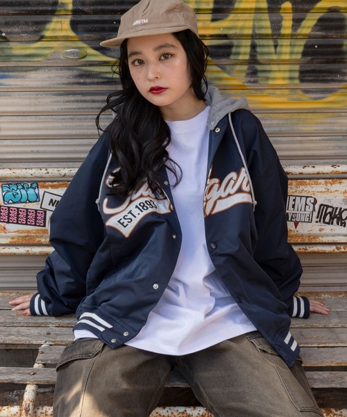 WEGO（ウィゴー） スタジャン WEGO/「25年秋冬新作」2WAYフード