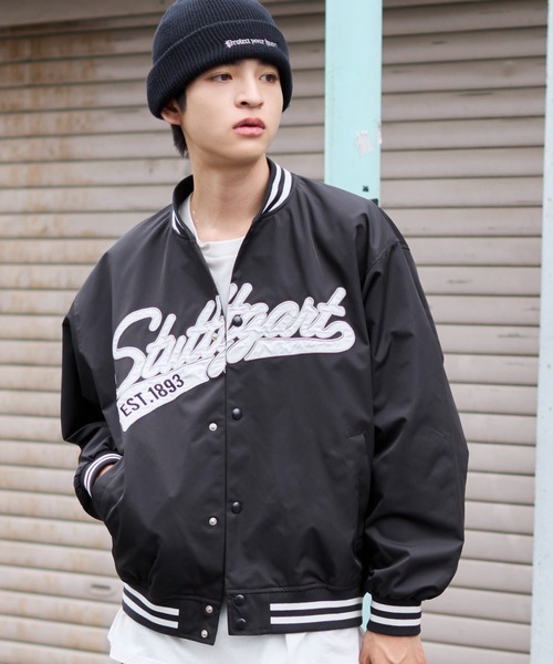 WEGO（ウィゴー） スタジャン WEGO/2WAYフードワッペンスタジャン