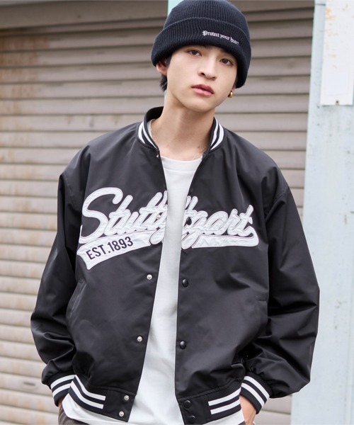 WEGO（ウィゴー） スタジャン WEGO/2WAYフードワッペンスタジャン