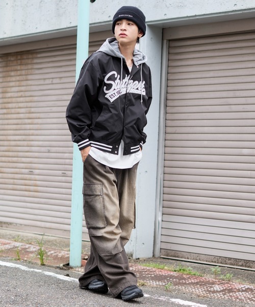 メンズスタジャン（フード有無：あり（取外し可能））｜コート