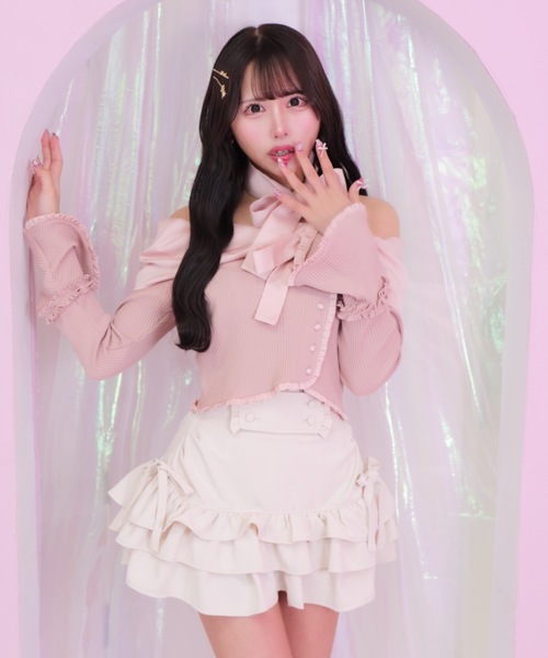 ReAmour フリルリボンスカート ReAmour スカート フリルリボンスカート : ZOZOTOWN Yahoo!店 - 通販