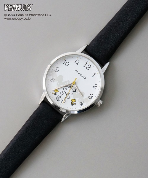 PEANUTS 腕時計 「PEANUTS/ピーナッツ」 スヌーピー カジュアル レザー