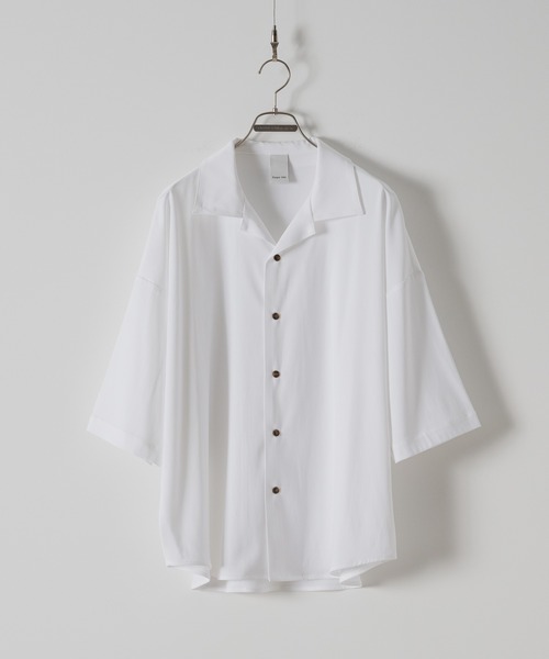 「Casper John」 半袖シャツ SMALL チャコールグレー メンズ_画像2