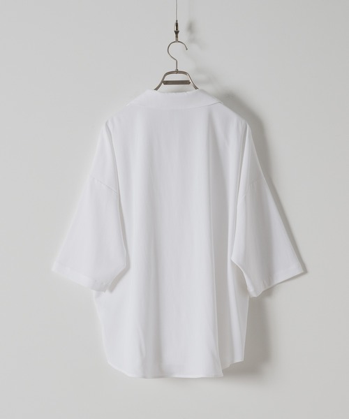 「Casper John」 半袖シャツ SMALL チャコールグレー メンズ_画像3