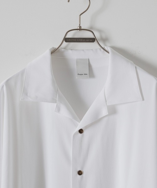 「Casper John」 半袖シャツ SMALL チャコールグレー メンズ_画像5