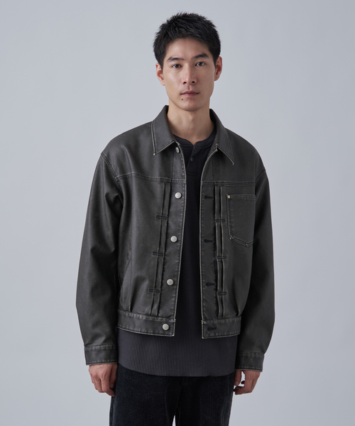 B.C STOCK（ベーセーストック） 革ジャン ライダース フェード加工