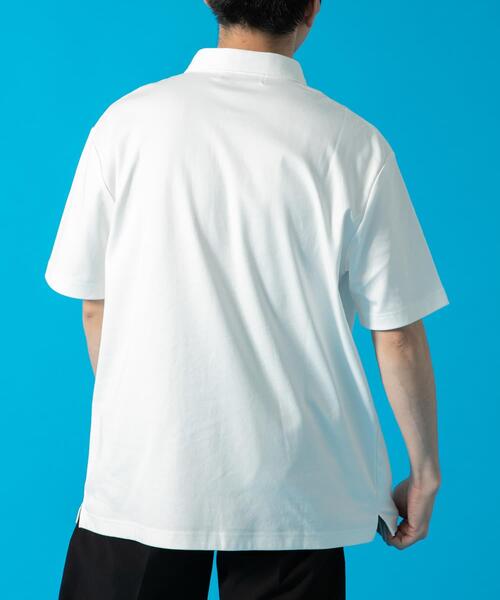 「URBAN RESEARCH ROSSO MEN」 半袖ポロシャツ X-LARGE ライトグレー メンズ_画像6