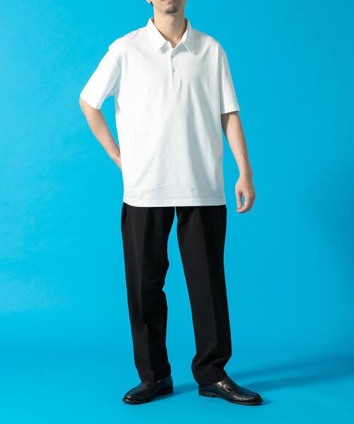 「URBAN RESEARCH ROSSO MEN」 半袖ポロシャツ X-LARGE ライトグレー メンズ_画像9