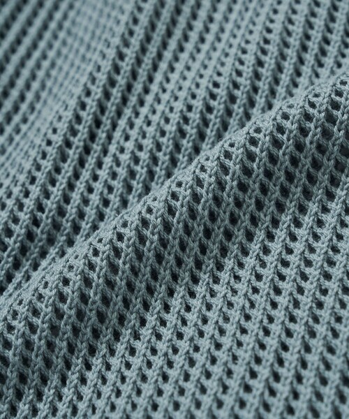 「HINSON」 半袖ニット MEDIUM ブラック メンズ_画像6