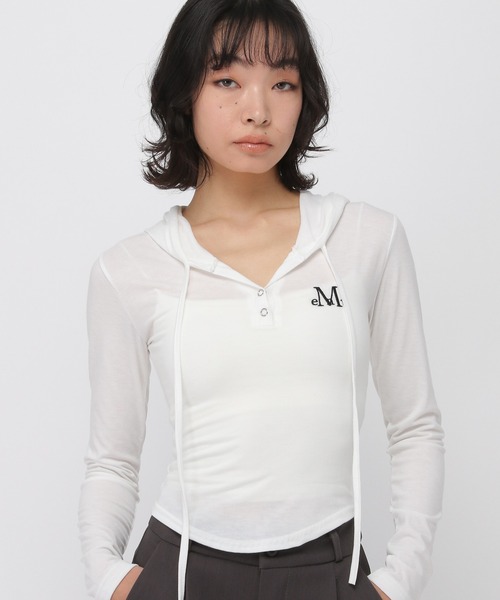 MUCENT（ムセント） ヘンリーネック tシャツ K-POPアイドル着用 MUCENT