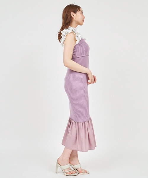 「ROYAL PARTY」 サロペットスカート FREE パープル レディース_画像6