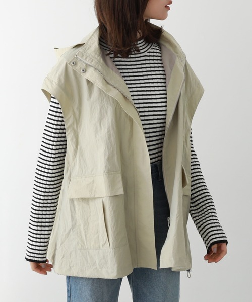 「archives」 マウンテンパーカー MEDIUM ブラック レディース_画像4