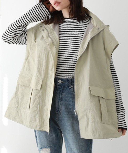 「archives」 マウンテンパーカー MEDIUM ブラック レディース_画像5