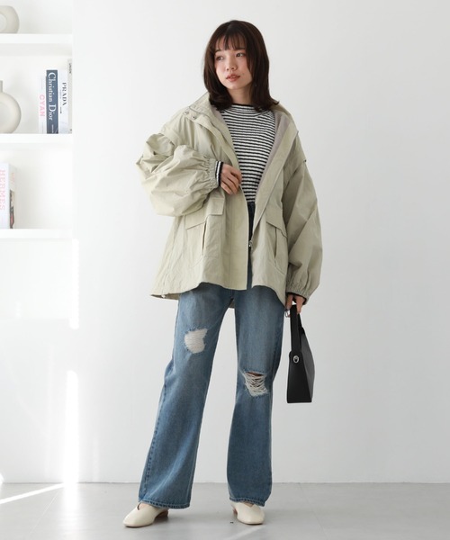 「archives」 マウンテンパーカー MEDIUM ブラック レディース_画像7