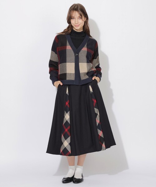 クレストブリッジ ビッグチェックカーディガン【新品】CB CRESTBRIDGE CB CRESTBRIDGE カーディガン クレストブリッジビッグチェック